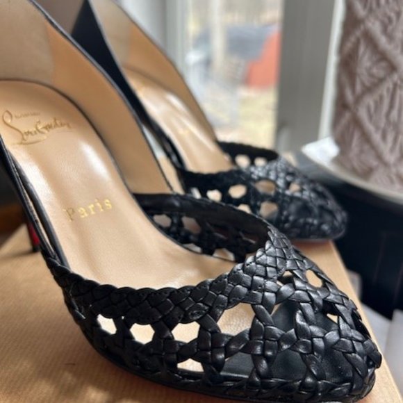 Christian Louboutin Altressita 85 Kid Black in size 35 (size 5) - Picture 4 of 4